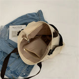 Spring Women's Canvas Shoulder Bag Large Capacity Messenger Handbag