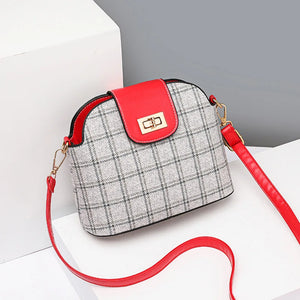 Spring Plaid Small Shoulder Bag Casual