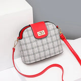 Spring Plaid Small Shoulder Bag Casual