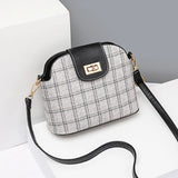 Spring Plaid Small Shoulder Bag Casual