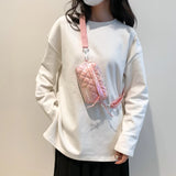 Spring Women's Nylon Shoulder Bag Colorful Soft Square Messenger Bag