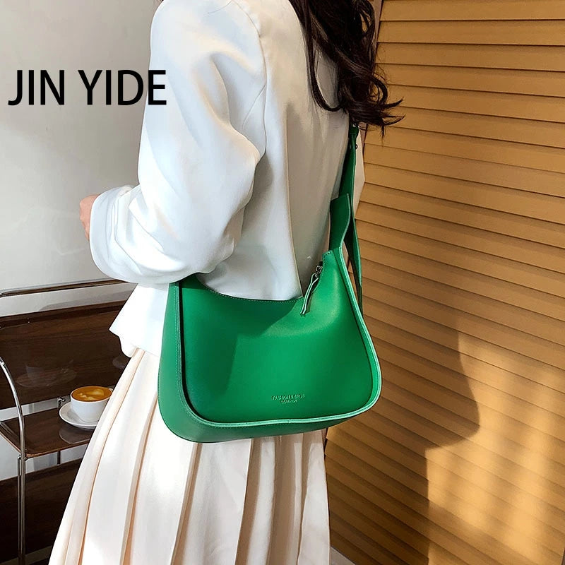 Spring PU Leather Shoulder Crossbody Sling Bag for Women