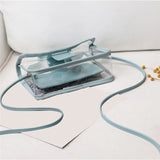 Women's Transparent Sling Bag PVC Shoulder Messenger Sweet Lady Bag