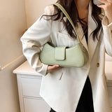Summer PU Leather Women's Handbag Short Handle Shoulder Crossbody Bags