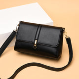 Summer Ladies Bag Leather Handbag Shoulder Bag Small Flip Messenger Bag