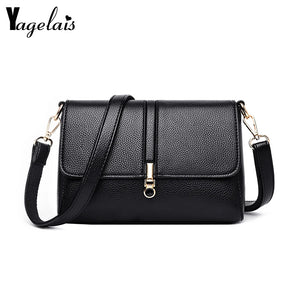 Summer Ladies Bag Leather Handbag Shoulder Bag Small Flip Messenger Bag