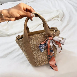 Summer Hot Scarf Shell Straw Bag Leisure Women Handbags