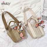 Summer Hot Scarf Shell Straw Bag Leisure Women Handbags