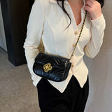Summer Mini Crossbody Bag Women Leather Handbag Diamonds Chains Shoulder Bag