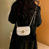 Summer Mini Crossbody Bag Women Leather Handbag Diamonds Chains Shoulder Bag