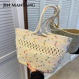 Summer Straw Bag for Women Bohemia Style Shoulder Handbag