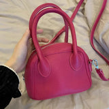 Summer Small Litchi Shell Bag Ins Messenger Bag for Women
