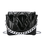 Summer Envelope Shoulder Bag Soft Leather Chain Crossbody Messenger Bag