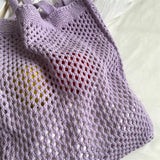 Summer Shoulder Bag Handwoven Handbags For Vacation And Daily Use