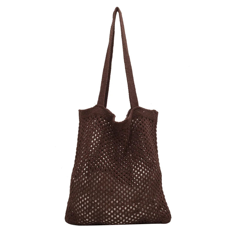Summer Shoulder Bag Handwoven Handbags For Vacation And Daily Use