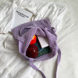 Summer Shoulder Bag Handwoven Handbags For Vacation And Daily Use
