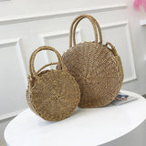 Vintage Crossbody Straw Beach Tote Rattan Bag Bohemian Shoulder Bag