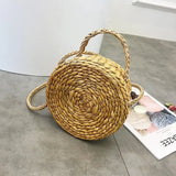 Vintage Crossbody Straw Beach Tote Rattan Bag Bohemian Shoulder Bag