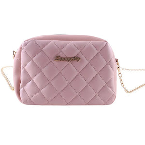 Embroidered Small Messenger Bag for Women with Tassel Chain Shoulder Crossbody