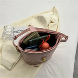 Vintage PU Leather Shoulder Bag Crossbody Messenger Handbag