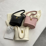 Vintage PU Leather Shoulder Bag Crossbody Messenger Handbag