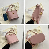 Vintage PU Leather Shoulder Bag Crossbody Messenger Handbag