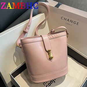 Vintage PU Leather Shoulder Bag Crossbody Messenger Handbag