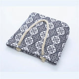 Casual Geometric Canvas Tote Bag Beach Bolsa Feminina