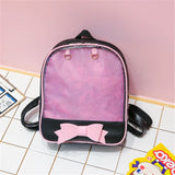 Transparent Backpack PVC School Bag Clear Pocket Mochila Bookbag