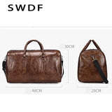 Waterproof Travel Bag PU Handbag Sturdy Sports Big Bag