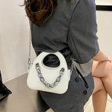 High Class Metal Chain Lady Shoulder Bag Wallet Women Hand Bag