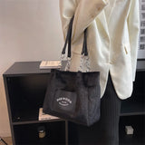 Faux Fur Top Handle Tote Beige Chain Shoulder Bag Lady Handbag