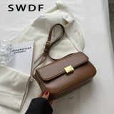 Women's Shoulder Bag PU Leather Flap Crossbody Bag Handbags Purse