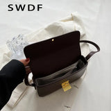 Women's Shoulder Bag PU Leather Flap Crossbody Bag Handbags Purse
