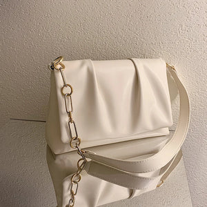 Women Shoulder Bags All-Match PU Leather Messenger Bag Crossbody Pack