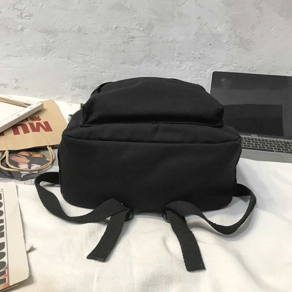 Unisex Shoulder Backpack Casual Solid Hiking Backpack Outdoor Sport School Bag
