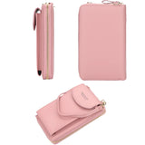 Universal Mobile Phone Bag Letter Print Women Wallet
