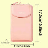 Universal Mobile Phone Bag Letter Print Women Wallet