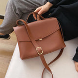 Vintage Female Tote Bag High PU Leather Women's Handbag