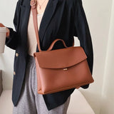 Vintage Female Tote Bag High PU Leather Women's Handbag
