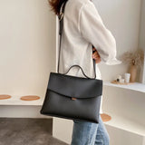 Vintage Female Tote Bag High PU Leather Women's Handbag