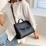 Vintage Female Tote Bag High PU Leather Women's Handbag