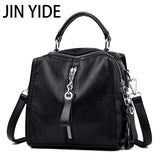 Vintage Cow Leather Handbags Tassel Crossbody Shoulder Bag Boston Hand Bags