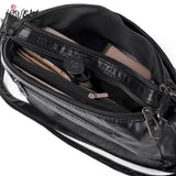 Vintage Leather Shoulder Bag Women's Crossbody Messenger Bag