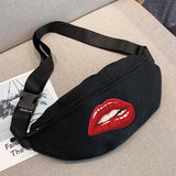 Women's Waist Bag Gym Sports Crossbody Shoulder Fanny Pack Backpack