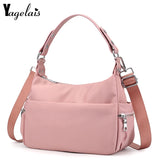 Water Release Nylon Cloth Crossbody Bags For Women Dual-use Canvas Shoulder Bag