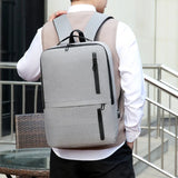 Waterproof Man Backpack USB Port Stylish Backpack Lightweight