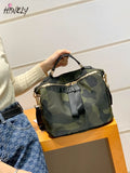 Camo CrossBody Bag Women Waterproof Multi-Pocket Shoulder Tote Travel Messenger