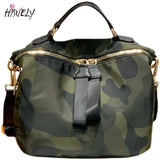 Camo CrossBody Bag Women Waterproof Multi-Pocket Shoulder Tote Travel Messenger