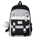 Waterproof Nylon Women Backpack High School Backpacks for Girls Boys Female